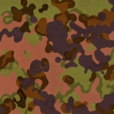 Autumn camo in Black Ops 7 — warm salmon, olive and plum classic camo pattern