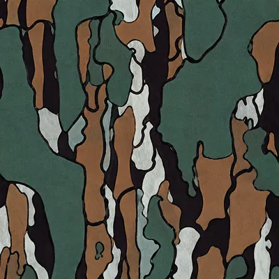 Balsam camo in Black Ops 7 — vertical bark-style print in spruce green and caramel brown