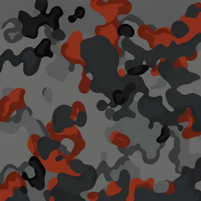 Char camo in Black Ops 7 — gray and charcoal camo with burnt orange ember patches