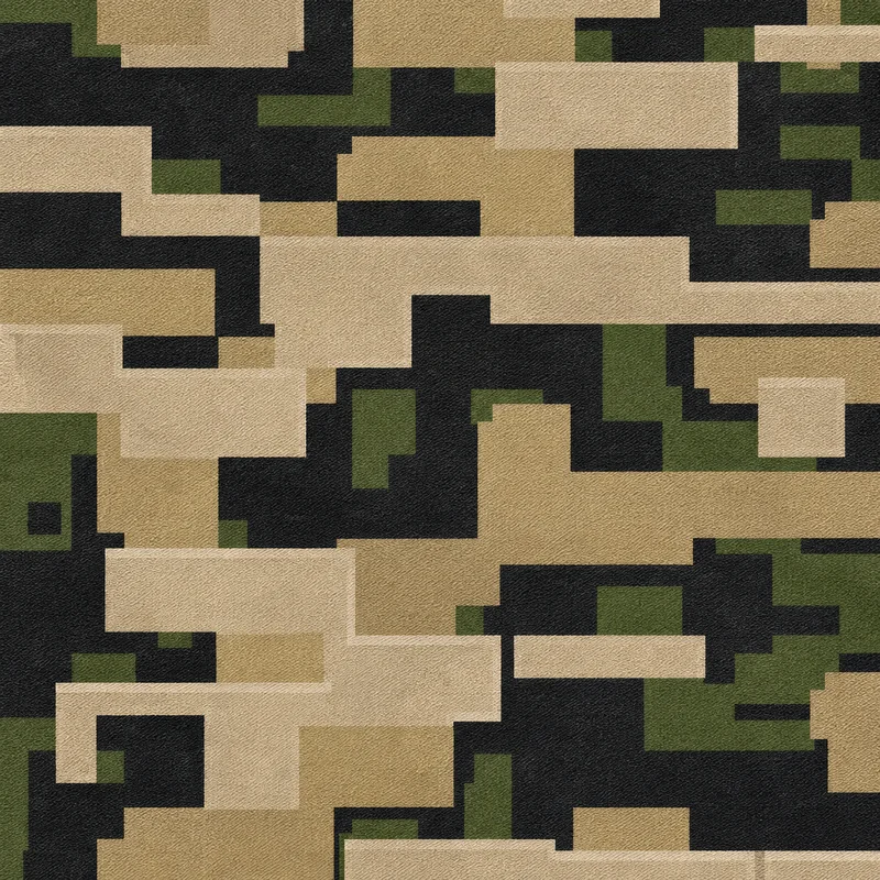 Forest Digital camo in Black Ops 7 — large khaki, olive and black digital blocks