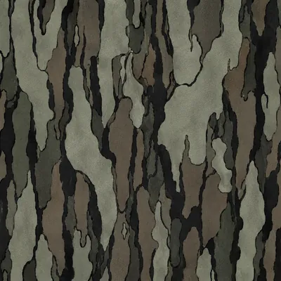 Pine camo in Black Ops 7 — vertical bark-style streaks in black, sage, and brown