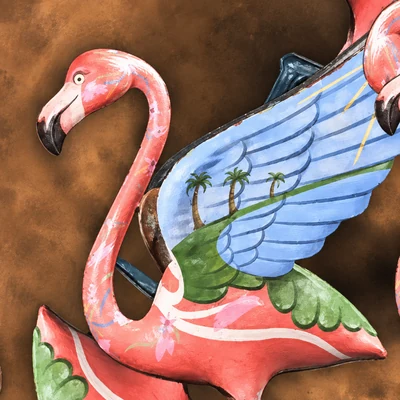 Planet Flamingo camo
