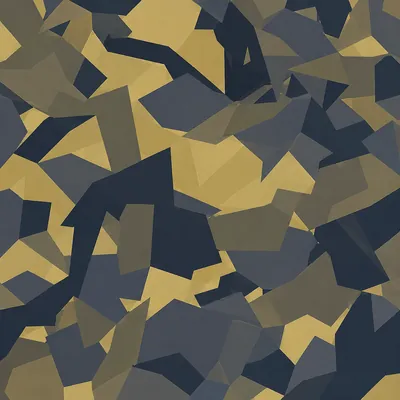 Plateau camo in Black Ops 7 — angular navy, tan and olive splinter pattern