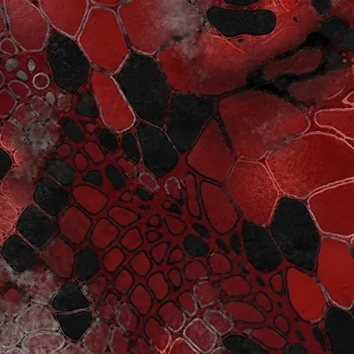 Ruby Snake camo in Black Ops 7 — red and black snakeskin cells veined in silver