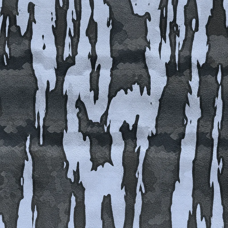 Slither camo in Black Ops 7 — dark dripping streaks running down an ice-blue field