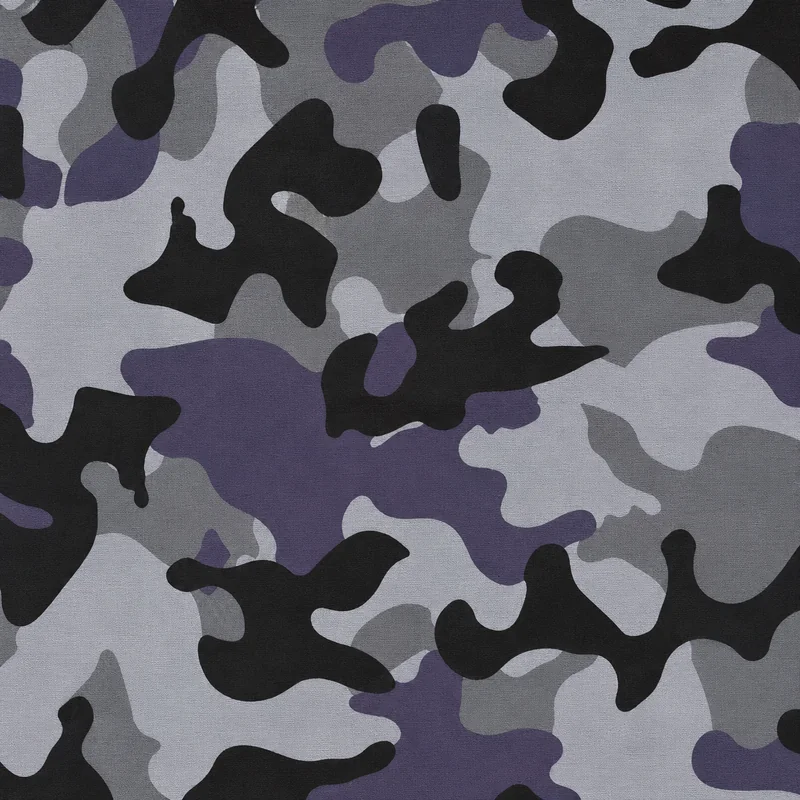 Tundra camo in Black Ops 7 — icy purple, gray, and black classic camouflage pattern