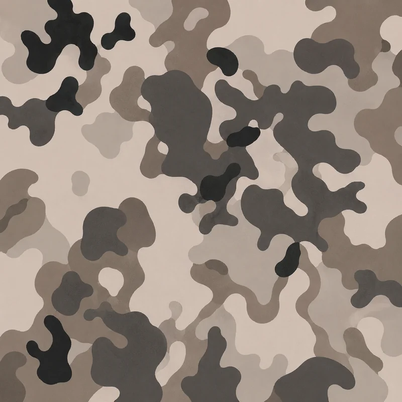 Underbrush camo in Black Ops 7 — muted tan and charcoal blotch pattern
