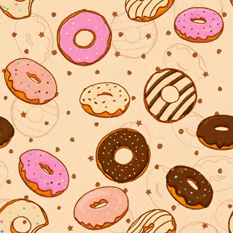 Donut Worry camo