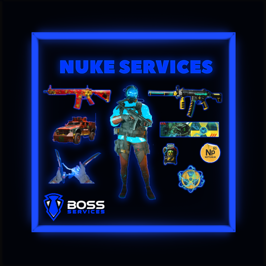 MW2 Nuke Boosting Service showcasing Al Mazrah and Vondel Nuke Rewards options